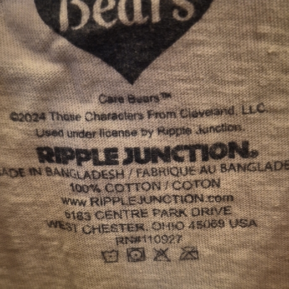 Care Bears Shirt in Beige Size Small with Colorful Print - Picture 4 of 5